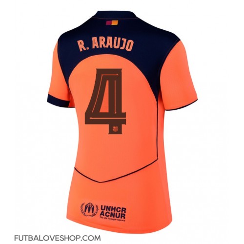 Dres Barcelona Ronald Araujo #4 Tretina pre Ženy 2025-26 Krátky Rukáv